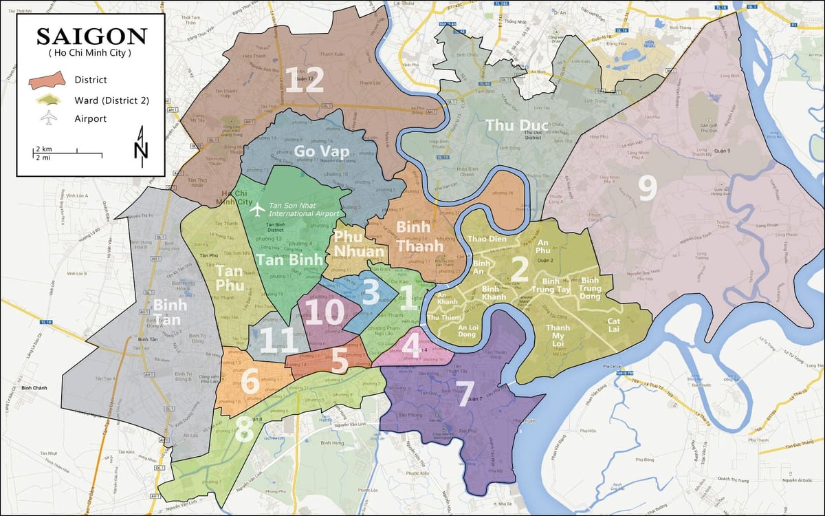 carte de sai gon
