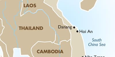 Le Vietnam de ho chi minh-carte