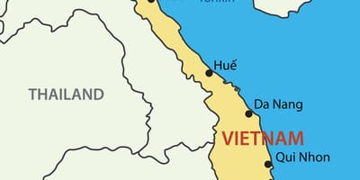 Carte de saigon sur le